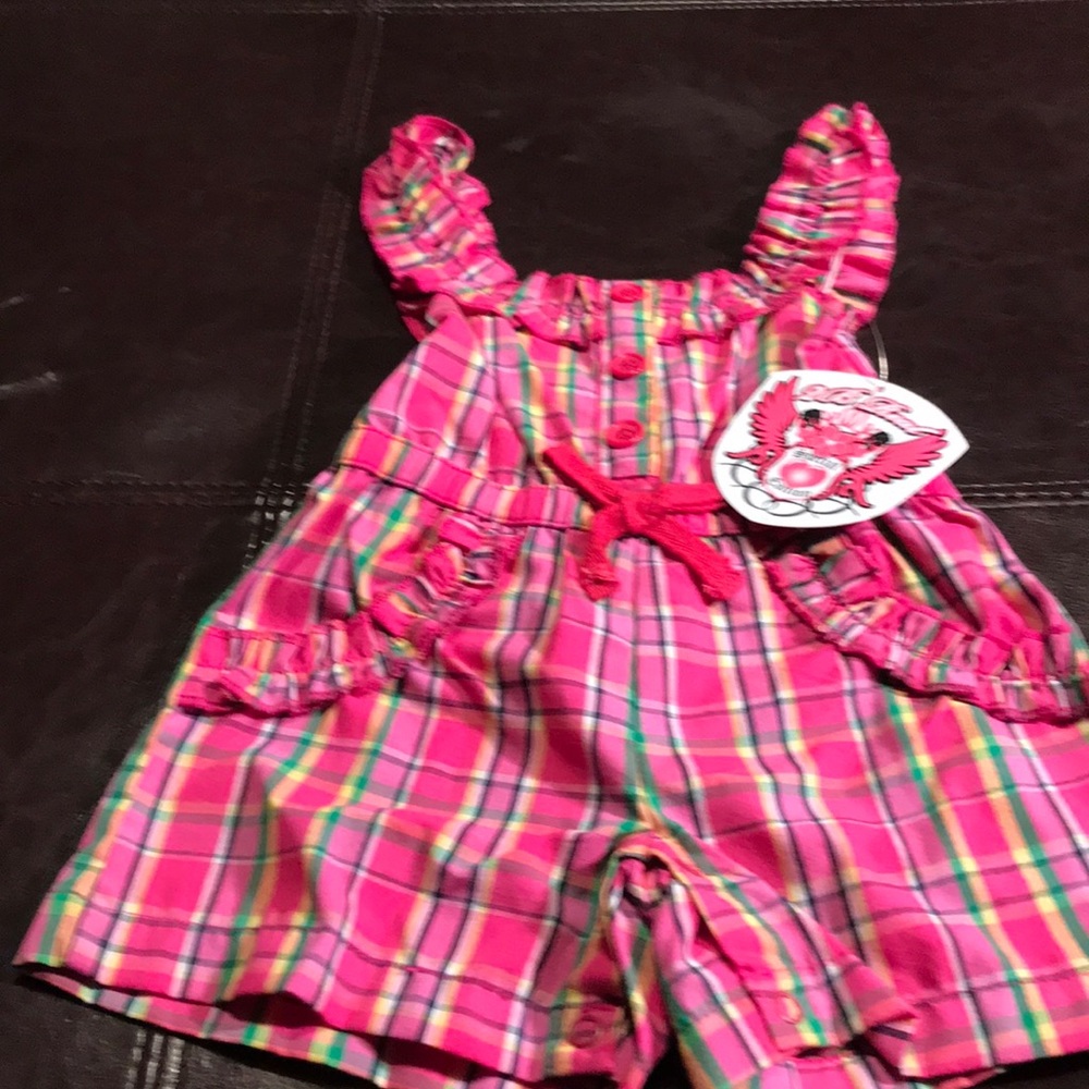 Girls one piece romper shorts